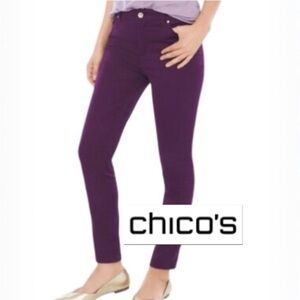 Chico's Mystique Purple Jean Jeggings / Size 2.5R - US Size 14R